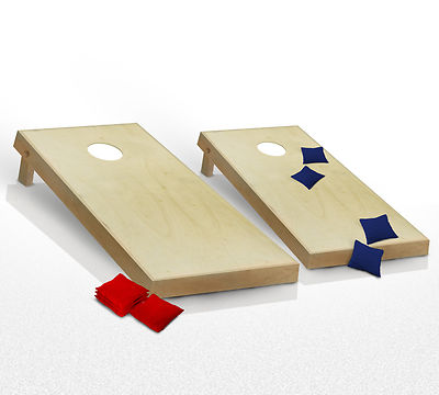 CORNHOLE BOARDS JUNIOR GAME SET Bean Bag Toss + 8 Bags ~ Office Dorm Games