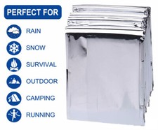 Emergency Solar Space Blanket Survival Safety  Insulating Mylar Thermal