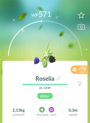   #315 Shiny Roselia Pokémon Go 