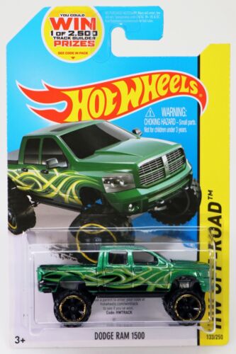 Hot Wheels Dodge Ram 1500 HW Off-Road 2014 Serie #BFD59 Nuevo Nuevo Precio de reserva Verde 1:64 - Imagen 1 de 4