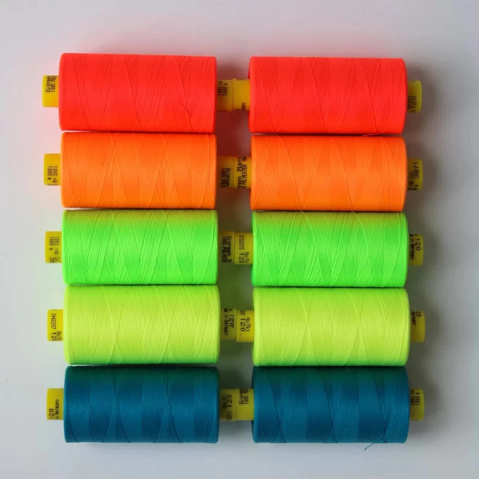 Gutermann Mara 120 Sewing Machine Polyester Thread – Neon Mix - Image 3 of 4