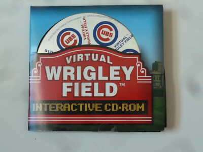 VIRTUAL WRIGLEY FIELD INTERACTIVE CD-ROM 1999 Chicago Cubs