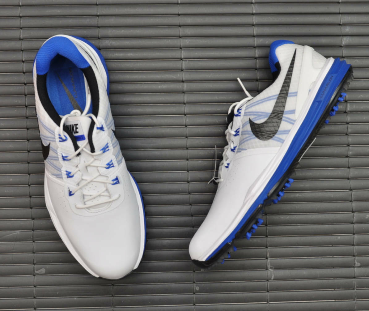 Nike Lunar Control 3 Golf White/Blue 704665100 UK7.5 UK8 EUR42 EUR42.5