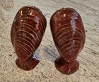 Vintage Ceramic Salt nad Pepper Shakers - A Pair of Mussels — photo 2