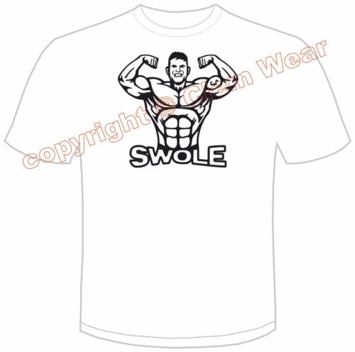 Fitness T-Shirt Bodybuilding SWOLE T-Shirt Krafttraining T-Shirt Lifting   - Bild 1 von 4