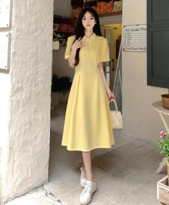 Summer high waist dress New fairy skirt Simple sweet Women Long Dress | eBay