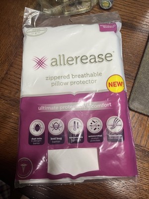 AllerEase Standard Queen Pillow Protectors Temperature Balancing Lot Of 3