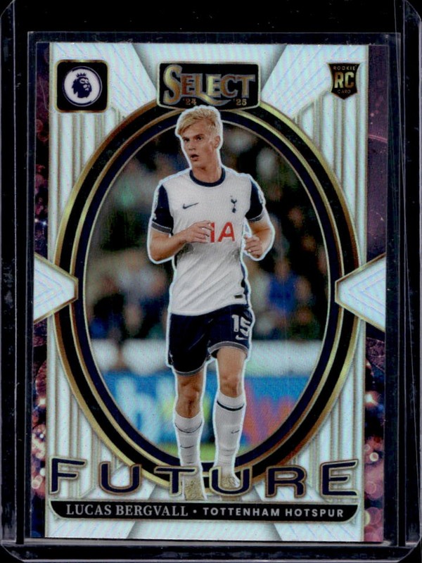 2024-25 Panini Select Premier League Lucas Bergvall Future RC #24 Tottenham