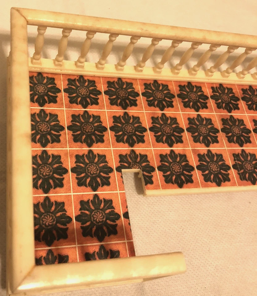 Vintage 1970s  Lundby Gothenburg Dollhouse Balcony - Image 2 of 4