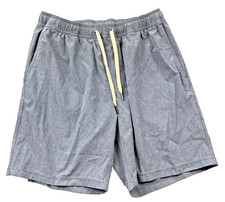 Fair Harbor Swim Shorts Mens Medium Blue Lined Boardshorts 8" Inseam