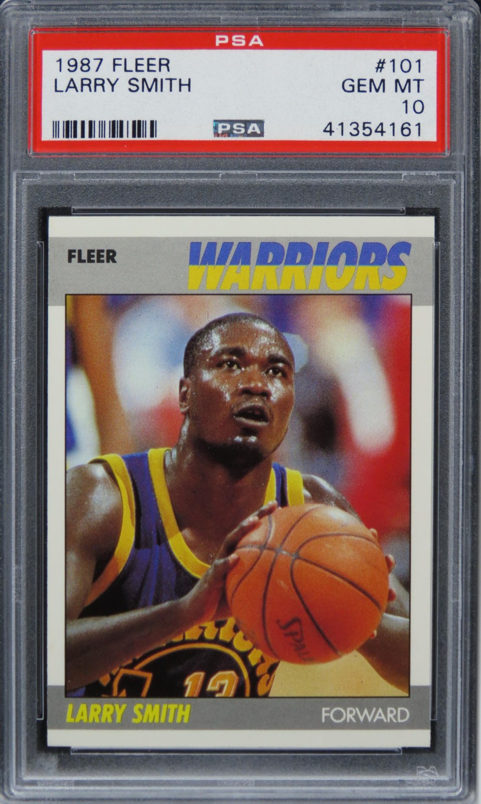 1987 Fleer Larry Smith #101 PSA 10 GEM MINT