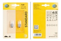 GlüHlampe Park-/Positionsleuchte Hella 8GP 002 067-123 T4W FüR 123 12V VW Audi 2