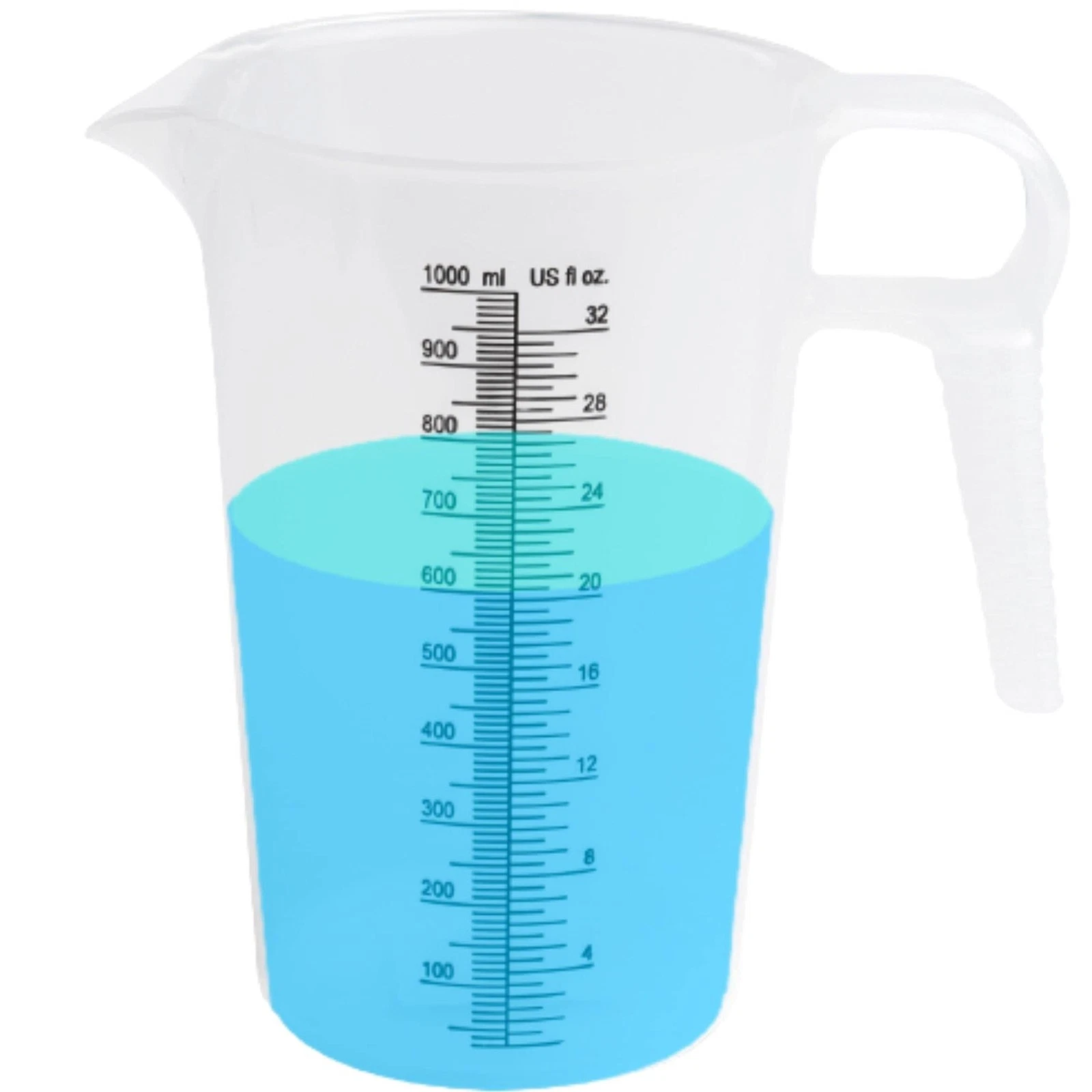 32oz 1000ml Plastic Measuring Pitcher for Chemical Oil Lawn Pool Motor Oil