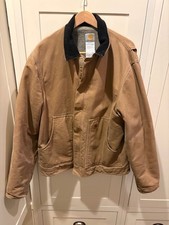 Carhartt Detroit Jacket with winter pile lining Size Large/Long