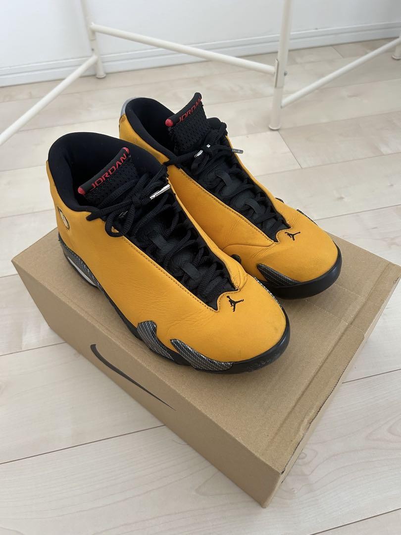 Retro 14 Yellow Ferrari Men Sneaker Air Jordan 14 Retro Reverse