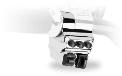 Carcasa de interruptor de 5 botones de embrague hidráulico de contorno de máquina de rendimiento - Cromo Foto 2 de 4