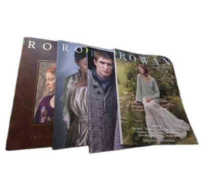 Rowan Magazine Lot Of 4 Numbers 43 44 45 46 Designs Knitting Crochet Clothing