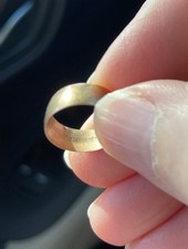 Solid Gold 8k Infant/baby Ring Size 0 Vintage