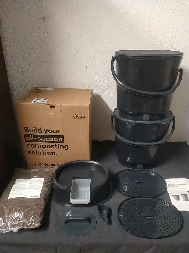 Composteur Skaza Bokashi Starter Set avec 2 Seaux  Livraison Offerte !!!!!
