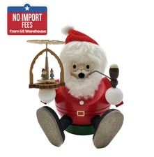 Richard Glaesser Santa Sitting with Pyramid 26473 German Figurine