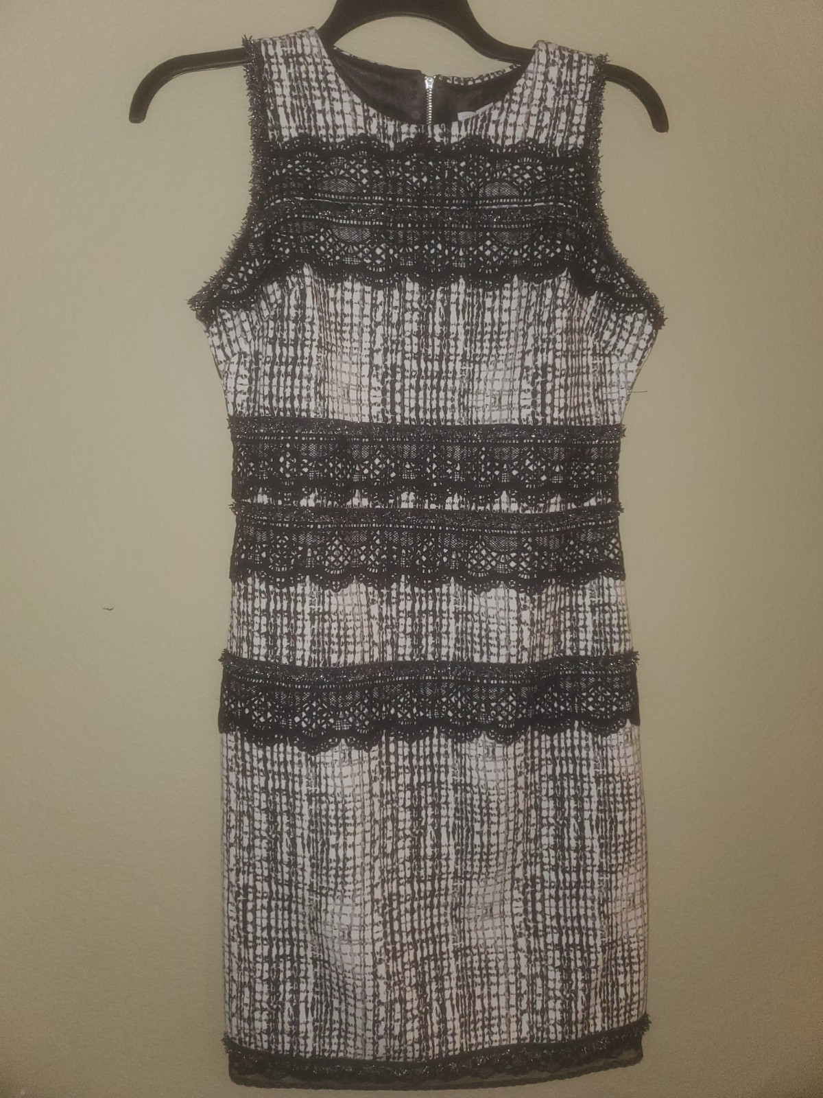 New york & Company.Black And White  Dress XS