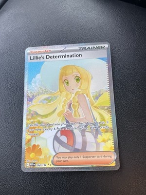 Pokémon TCG Lillie's Determination Mega Evolution 184/132 SIR PSA