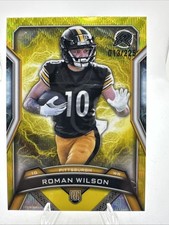 2024 Topps Resurgence Rookies Roman Wilson #180 Yellow Surge Refractor /225 (RC)
