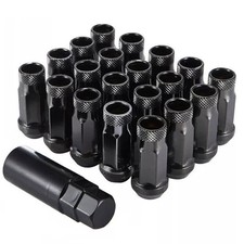 M12 X 1.25 For Toyota Honda Extended Open End Steel Wheel Rim Tuner Lug Nuts Set