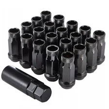 M12 x 1.25 For Toyota Honda Extended Open End Steel Wheel Rim Tuner Lug Nuts Set