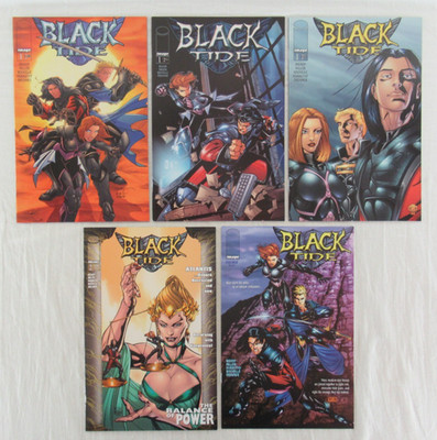 Black Tide #1 & 2 + Variants & Preview Image Comics 2001