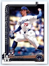 2025 Topps Series 1 - Justin Wrobleski #204 (RC)