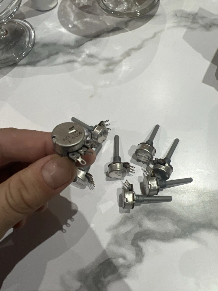 10x Potentiometer AB 10K LIN 9039 7 – Linear Drehwiderstand 10kΩ  - Bild 3 von 3