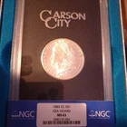 silver dollar lot- 1883-CC Morgan Silver Dollar, GSA Hoard / NGC MS63