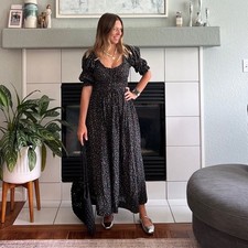 DÔEN Ischia dress in the Night Songbird Paisley Size XS