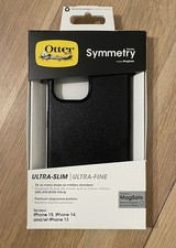  49 NWT OtterBox Symmetry Series Ultra-Slim MagSafe Case Black iPhone 15/14/13