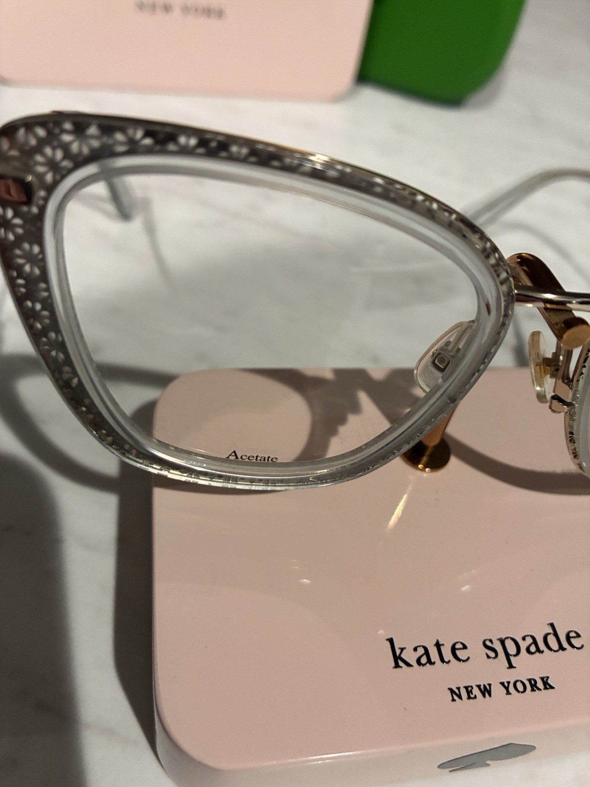Kate Spade New York Madeira/G Women's Eyeglasses Frames Color : Green thumbnail 3