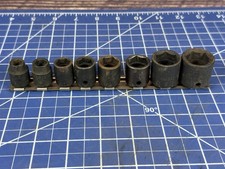 S-k Sk Tools Usa 8pc 38 Drive Shallow Impact Socket Set 516 - 34 Sae 6pt