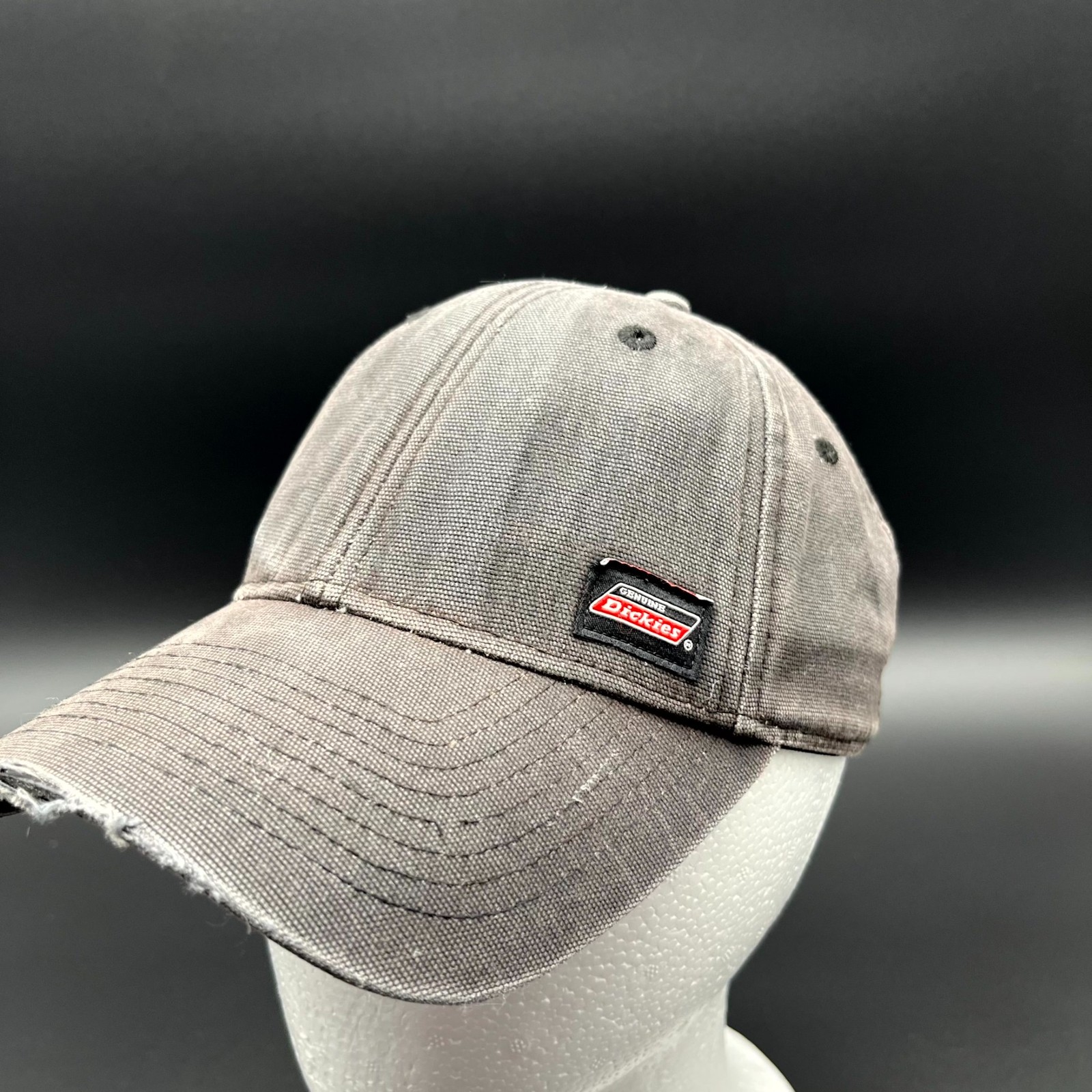 Dickies Patch Hat Mens Gray Snapback Cap Baseball… - image 2