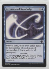 Accumulated Knowledge Magic: Duel Decks: Elspeth vs Kiora DDO #035