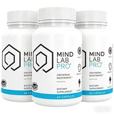 Mind Lab Pro Nootropic3 Pack 60 Capsules Each Universal Supplement Exp 1227 Mind Lab Pro Nootropic3 Pack 60 Capsules Each Universal Supplement Exp 1227