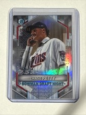 2021 Bowman Draft Chase Petty Night Refractor Rookie RC #/250 Twins