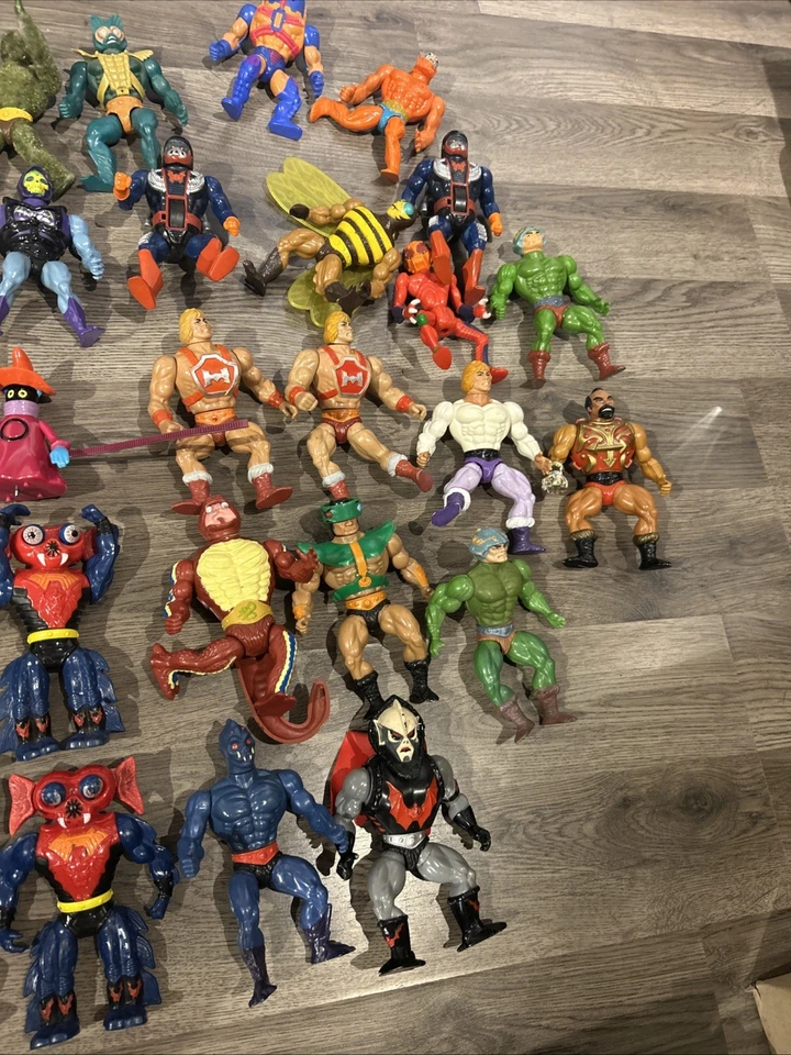 Lote de figuras de acción vintage MOTU He-Man Masters of the Universe años 80 Mattel 45+ Foto 4 de 4