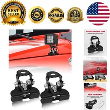 Led Hood Mounts, Universal Led Light Bar Mounting Brackets 304 Stainless Stee...