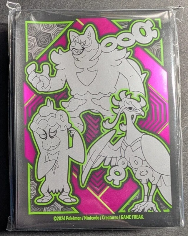 65 Ct Shrouded Fable ETB Card Sleeves Sealed Pokemon