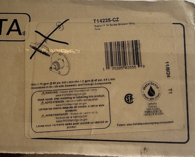 #ad Delta T14235 CZ Saylor Monitor 14 Series Single Function Pressure Bronze *FPO* $26.99