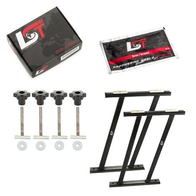 2x locking rails screws multiflexboard underlays for Mercedes-Benz Viano W639