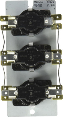 24A34 14 Electric Heat Sequencer, 5 Switches