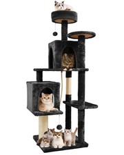 TSCOMON 58 Inch Cat Tree Cat Tower for Indoor Cats Tall Cat Condos Scratching Po