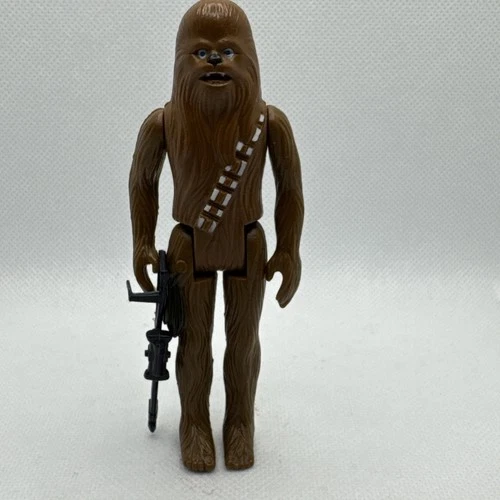 1977 Chewbacca Vintage Star Wars Kenner Figure Complete With Weapon