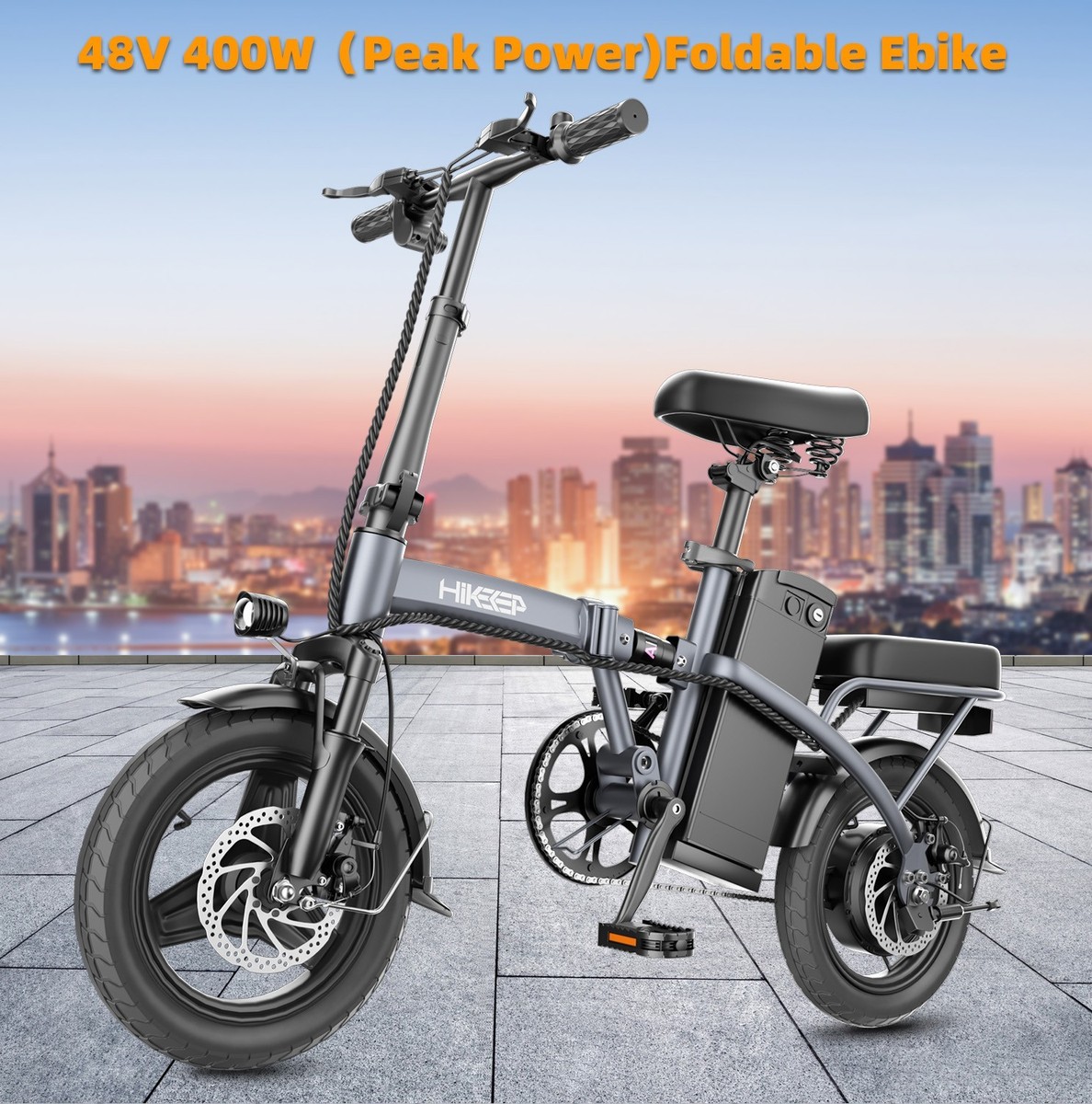 HIKEEP 400W Bike Electric Bike with 14
